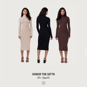 Honor The Gift Women’s L/S Cut Out Dress Size Extra‎ Small in Cream